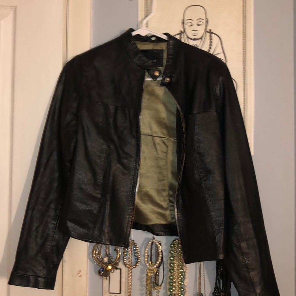 Never worn before leather jacket